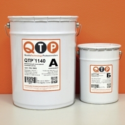 Устройство декоративного наливного пола составом - QTP-1140 декоративный эпоксидный наливной состав.