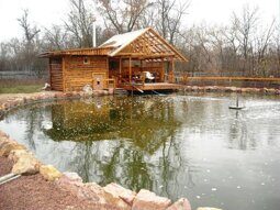 Гидроизоляция водоема 600м2 г. Краматорск 2012 год